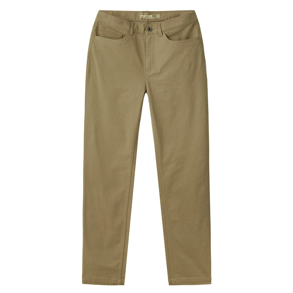 Men's Stretchy Mid Rise Khakis