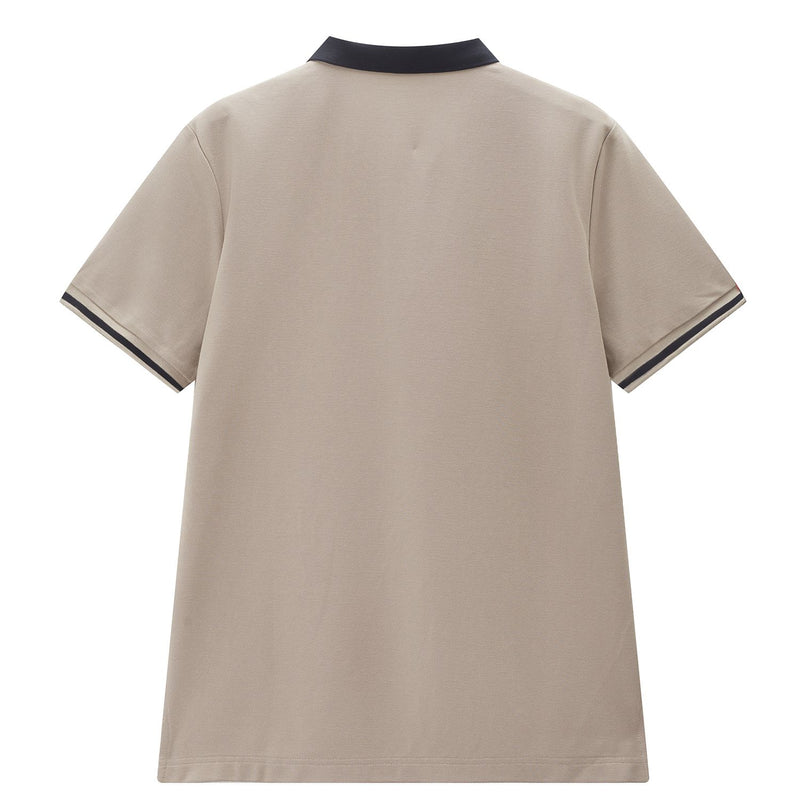 Men's Cotton Blend Pique Embroidered Polo