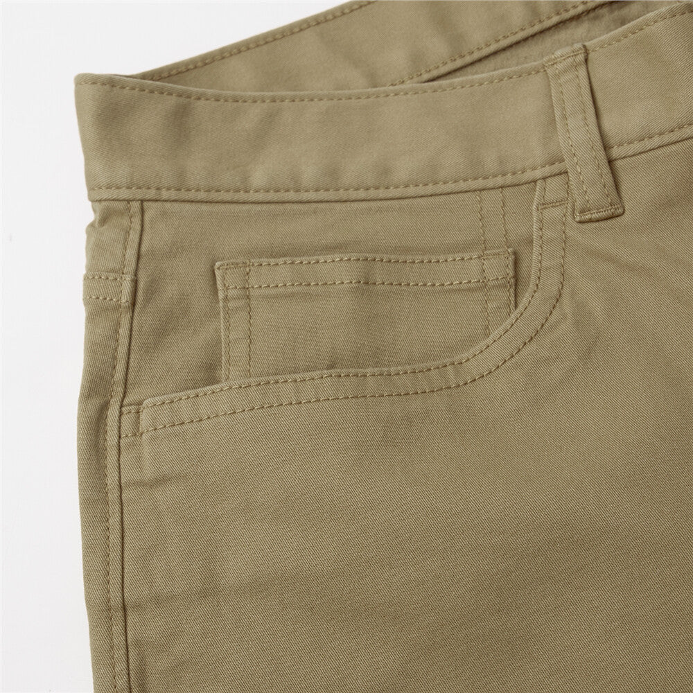 Men's Stretchy Mid Rise Khakis