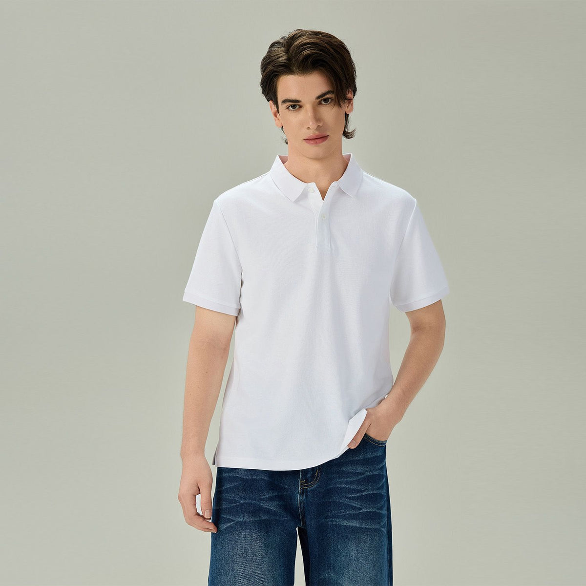 Men Regular Cotton Blend Polo Shirt | Online Exclusive