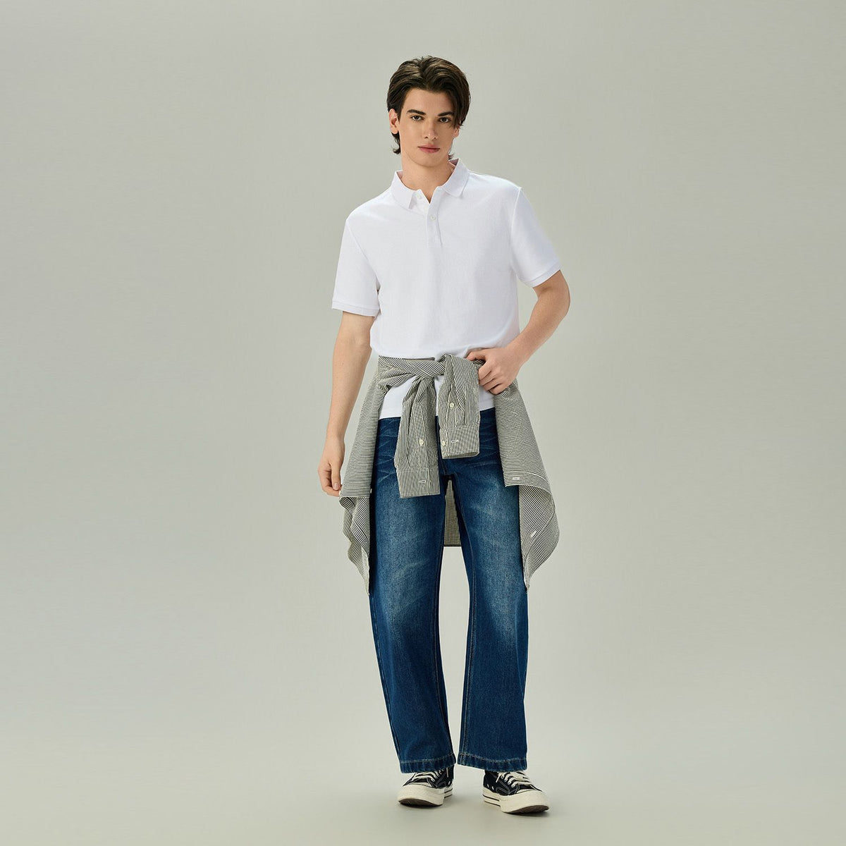 Men Regular Cotton Blend Polo Shirt | Online Exclusive