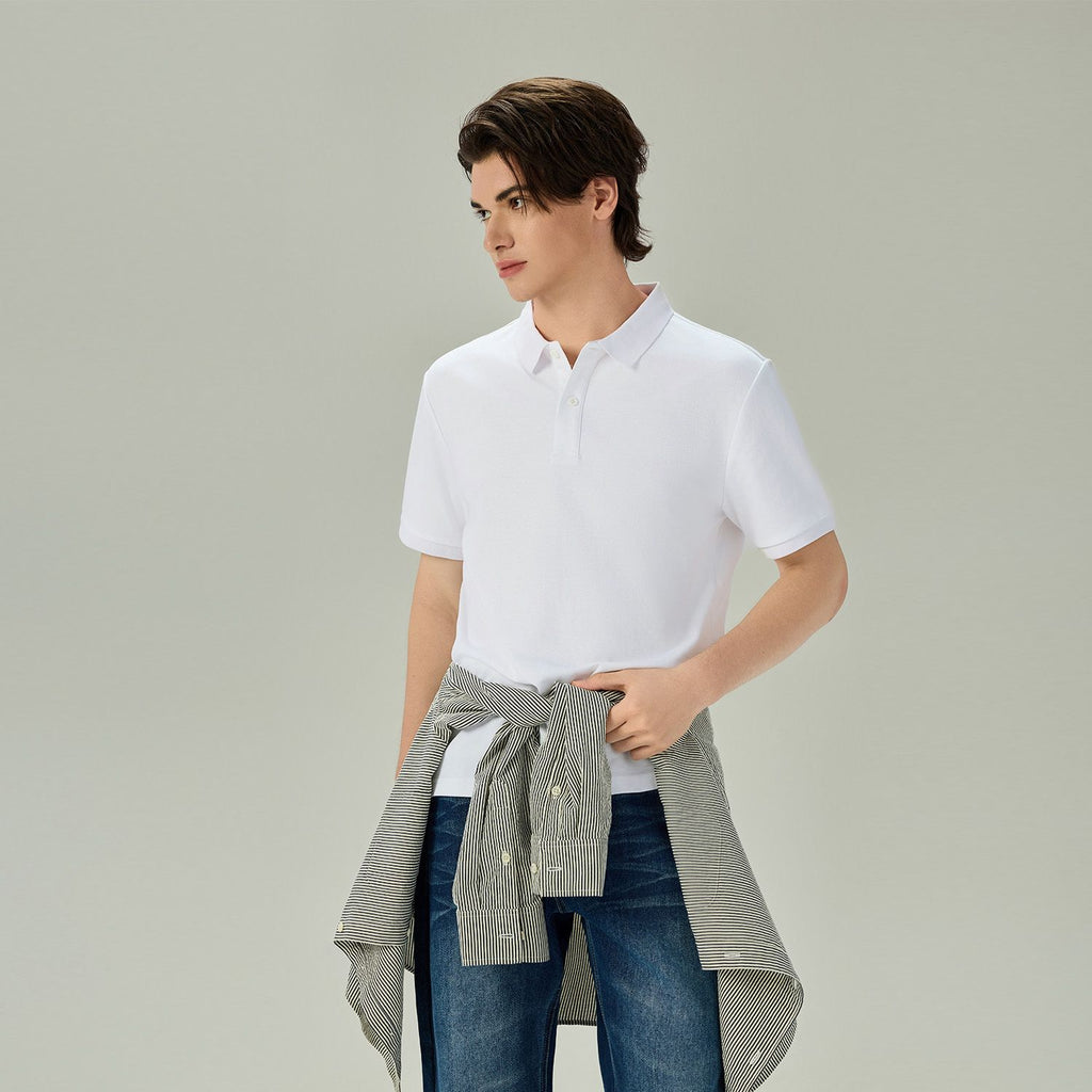 Men Regular Cotton Blend Polo Shirt | Online Exclusive