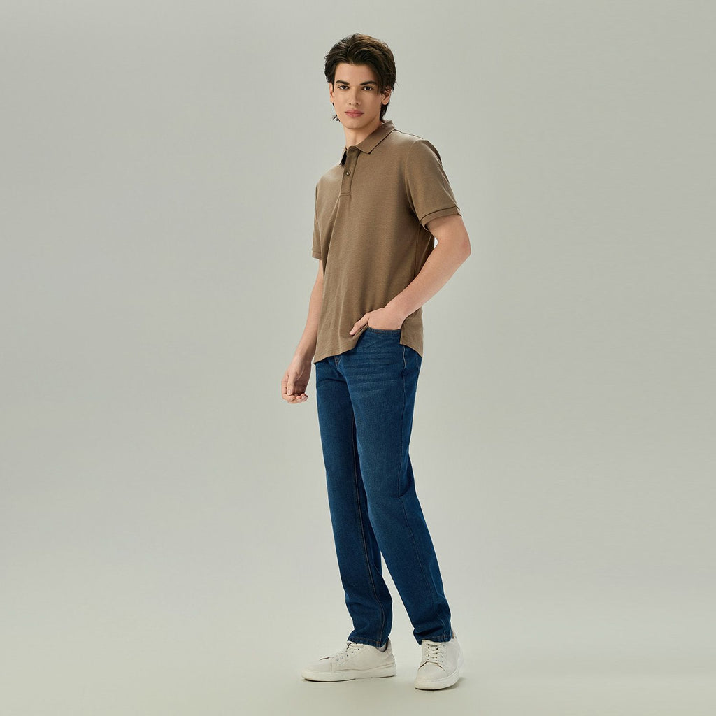 Men Regular Cotton Blend Polo Shirt | Online Exclusive