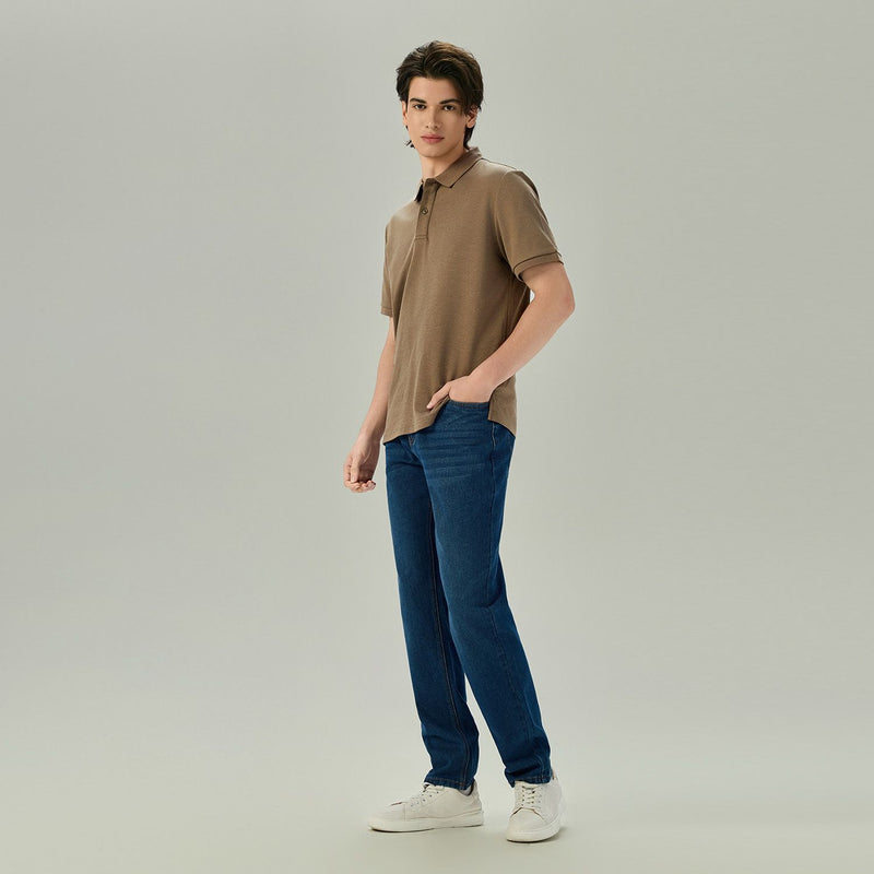 Men Regular Cotton Blend Polo Shirt | Online Exclusive
