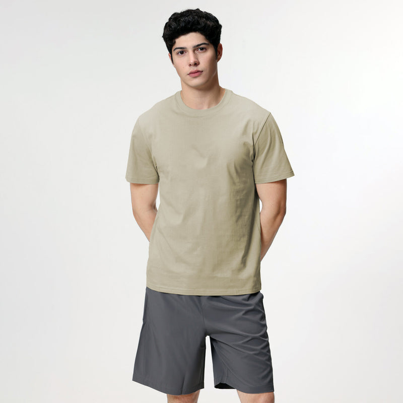 Men's Cotton Jersey Crew Neck Regular Fit Tee | Online Exclusive