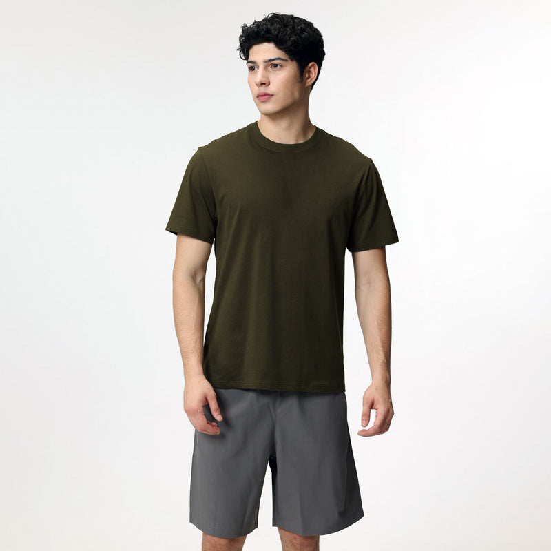Men's Cotton Jersey Crew Neck Regular Fit Tee | Online Exclusive