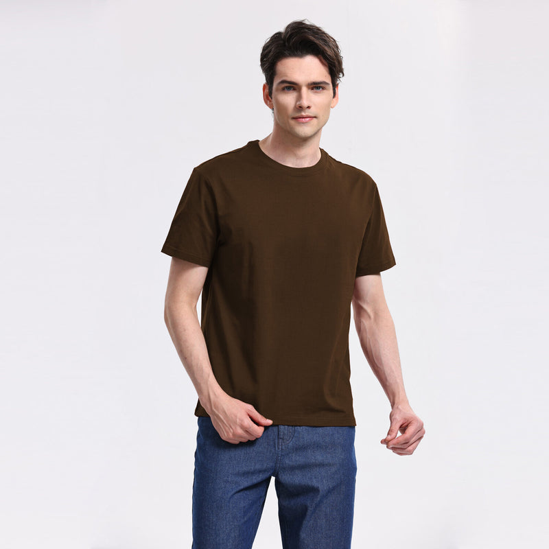 Men's Cotton Jersey Crew Neck Regular Fit Tee | Online Exclusive