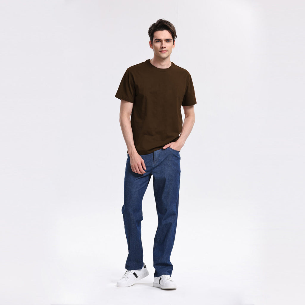 Men's Cotton Jersey Crew Neck Regular Fit Tee | Online Exclusive