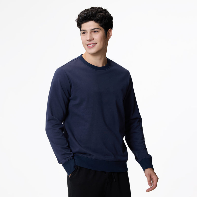 Men’s French Terry Regular Fit Long Sleeve Sweatshirt