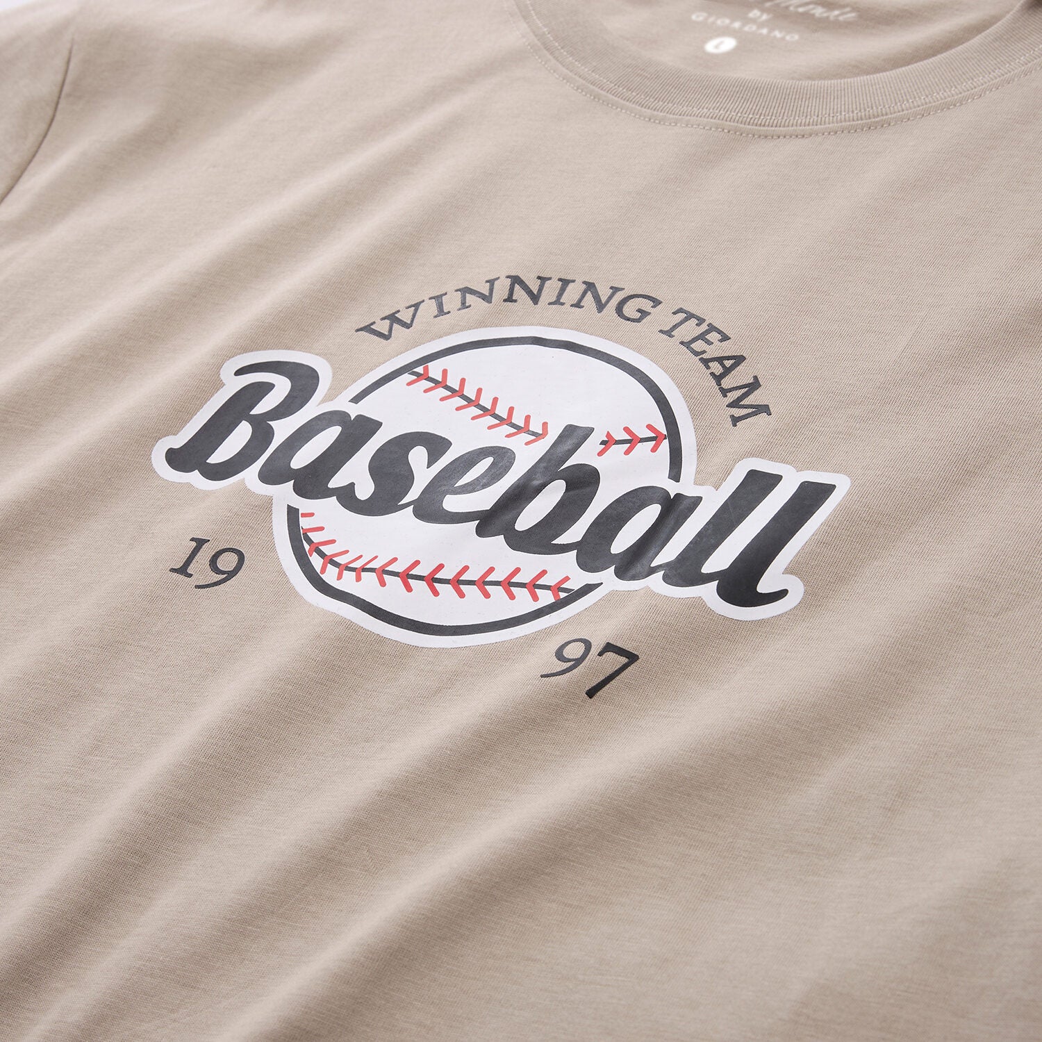 Men's Cotton Jersey Crew-Neck Print Tee | Online Exclusive