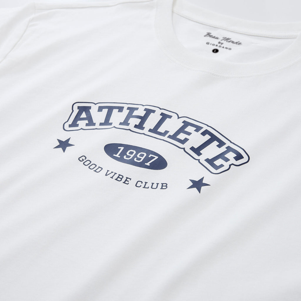 Men's Cotton Jersey Crew-Neck Print Tee | Online Exclusive