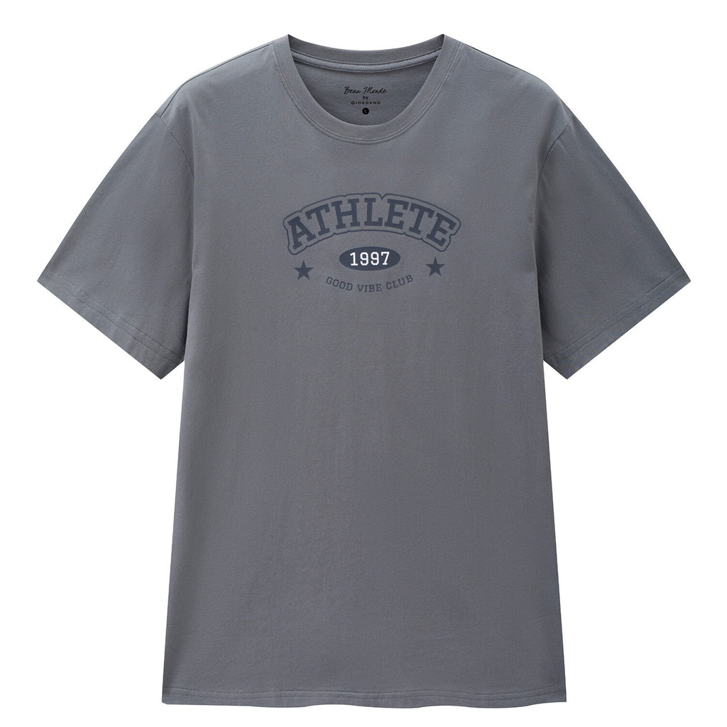 Men's Cotton Jersey Crew-Neck Print Tee | Online Exclusive