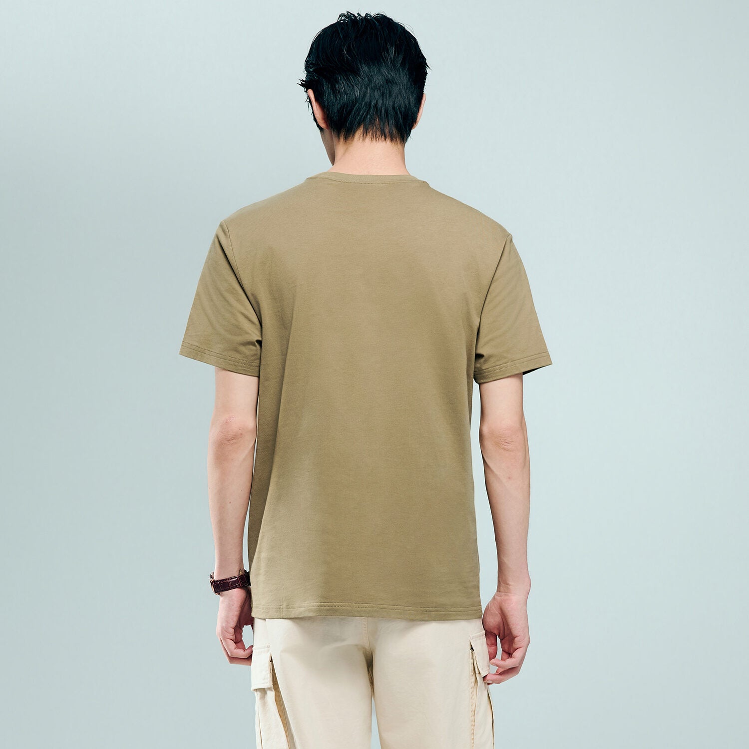 Men's Cotton Jersey Crew-Neck Print Tee | Online Exclusive
