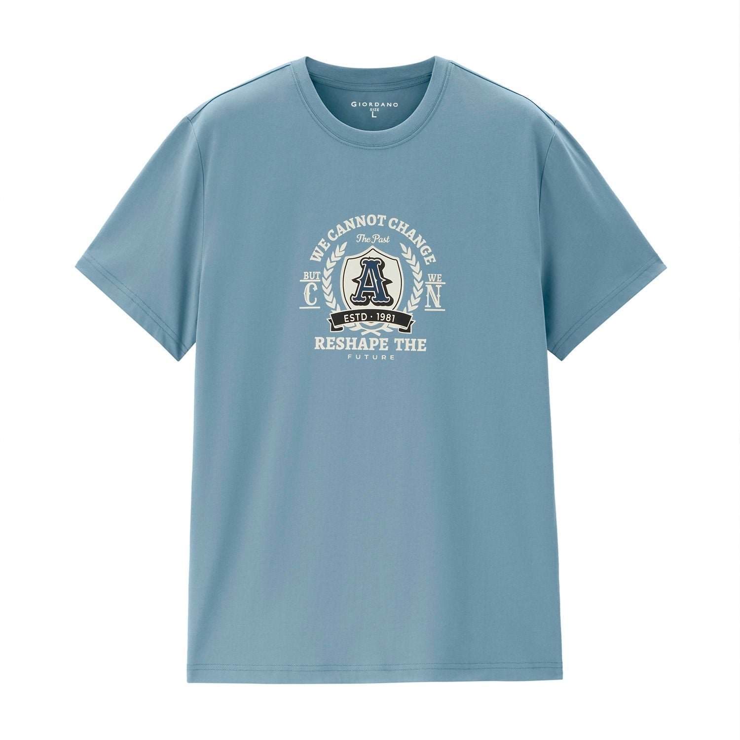 Men Regular Cotton Graphic Crew Tee | Online Exclusive