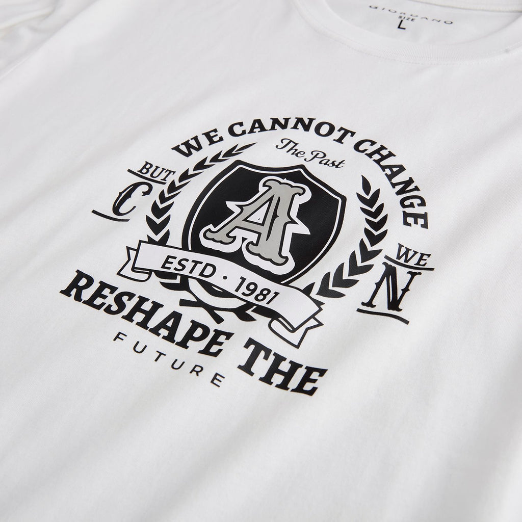 Men Regular Cotton Graphic Crew Tee | Online Exclusive