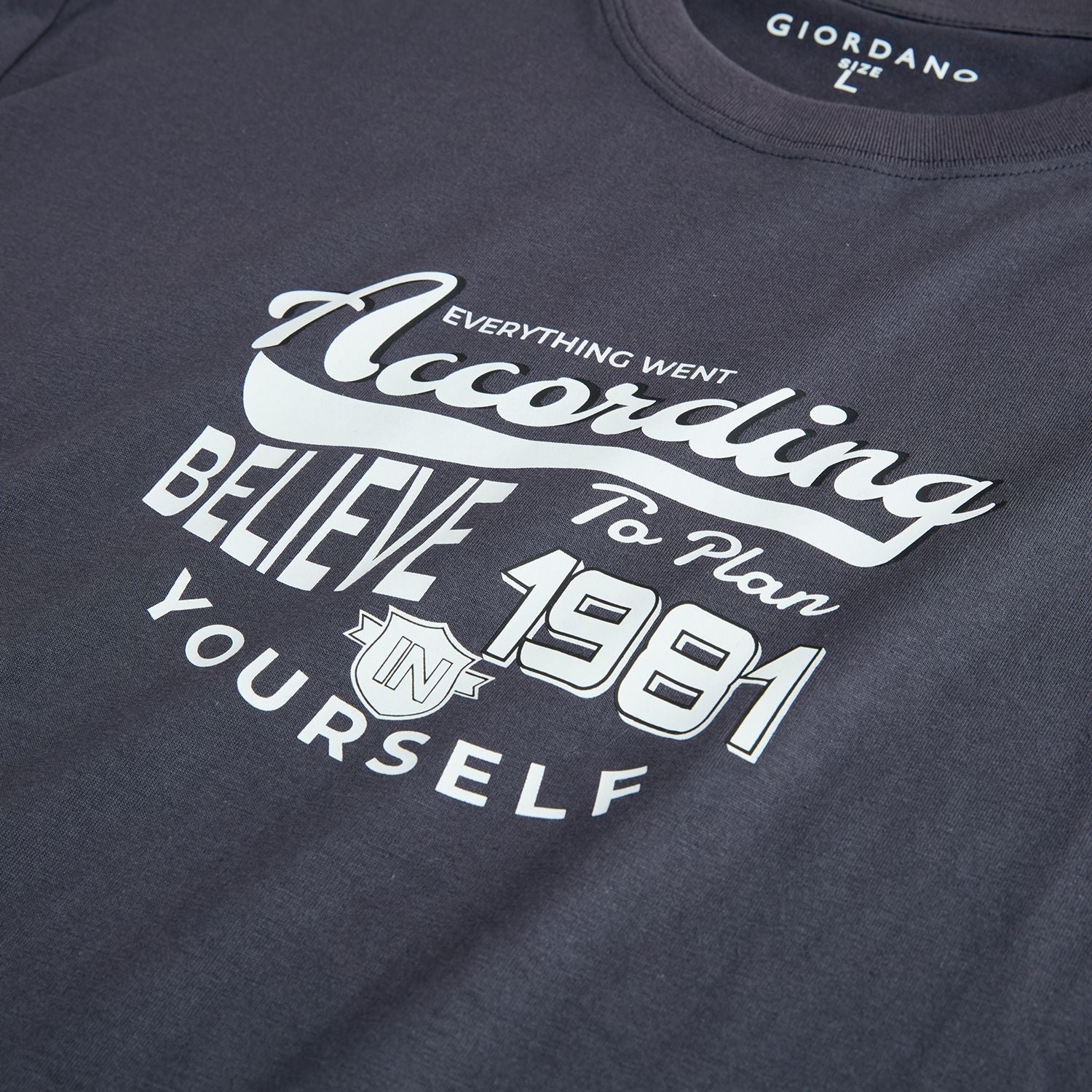 Men Regular Cotton Graphic Crew Tee | Online Exclusive