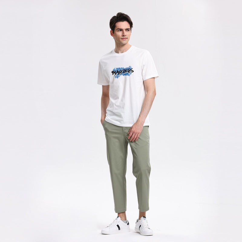 Men's Crew Neck Regular Fit Print Tee | Online Exclusive