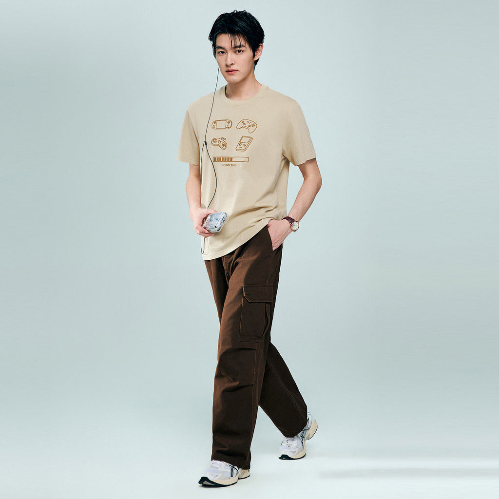 Men's Cotton Game Theme Print Tee | Online Exclusive