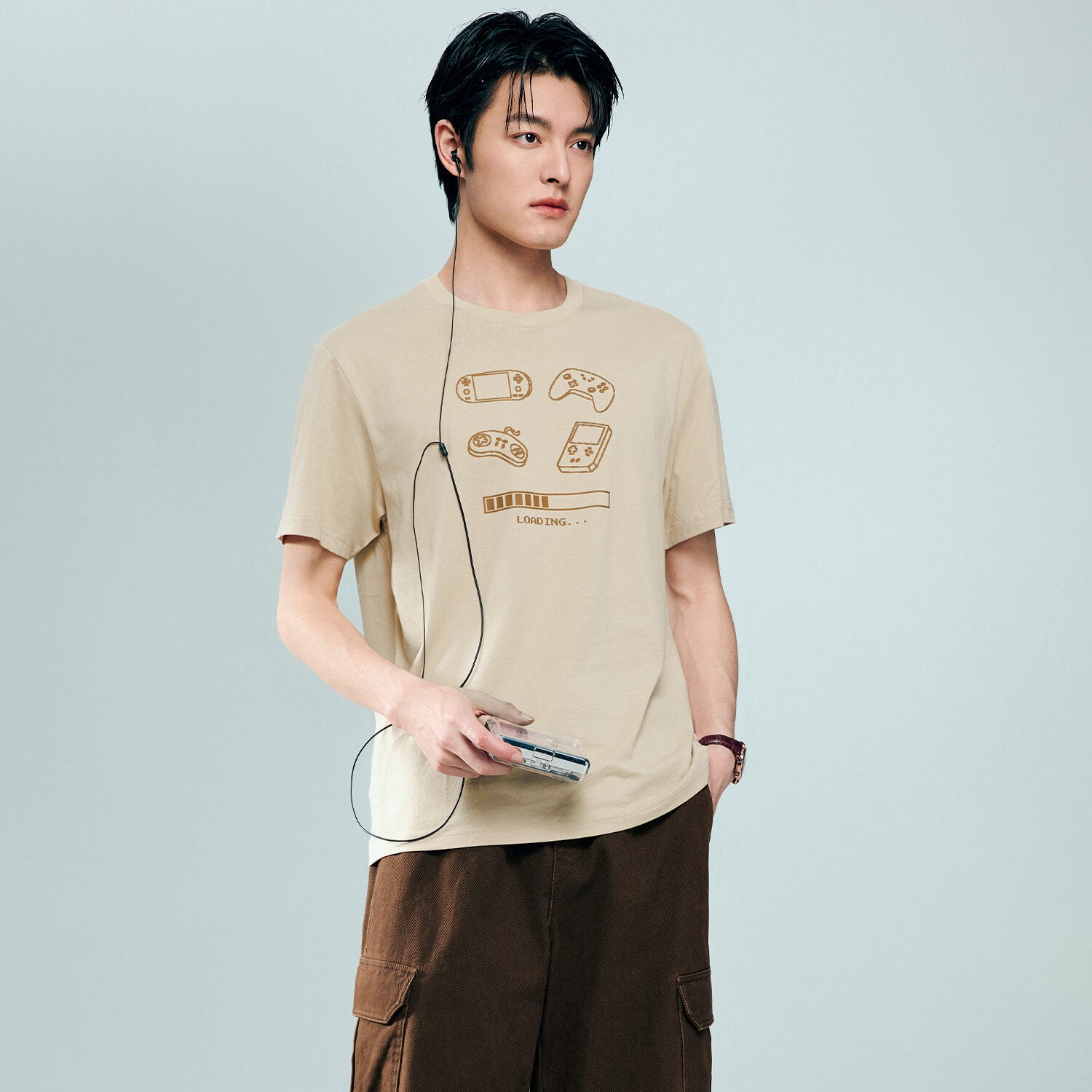 Men's Cotton Game Theme Print Tee | Online Exclusive