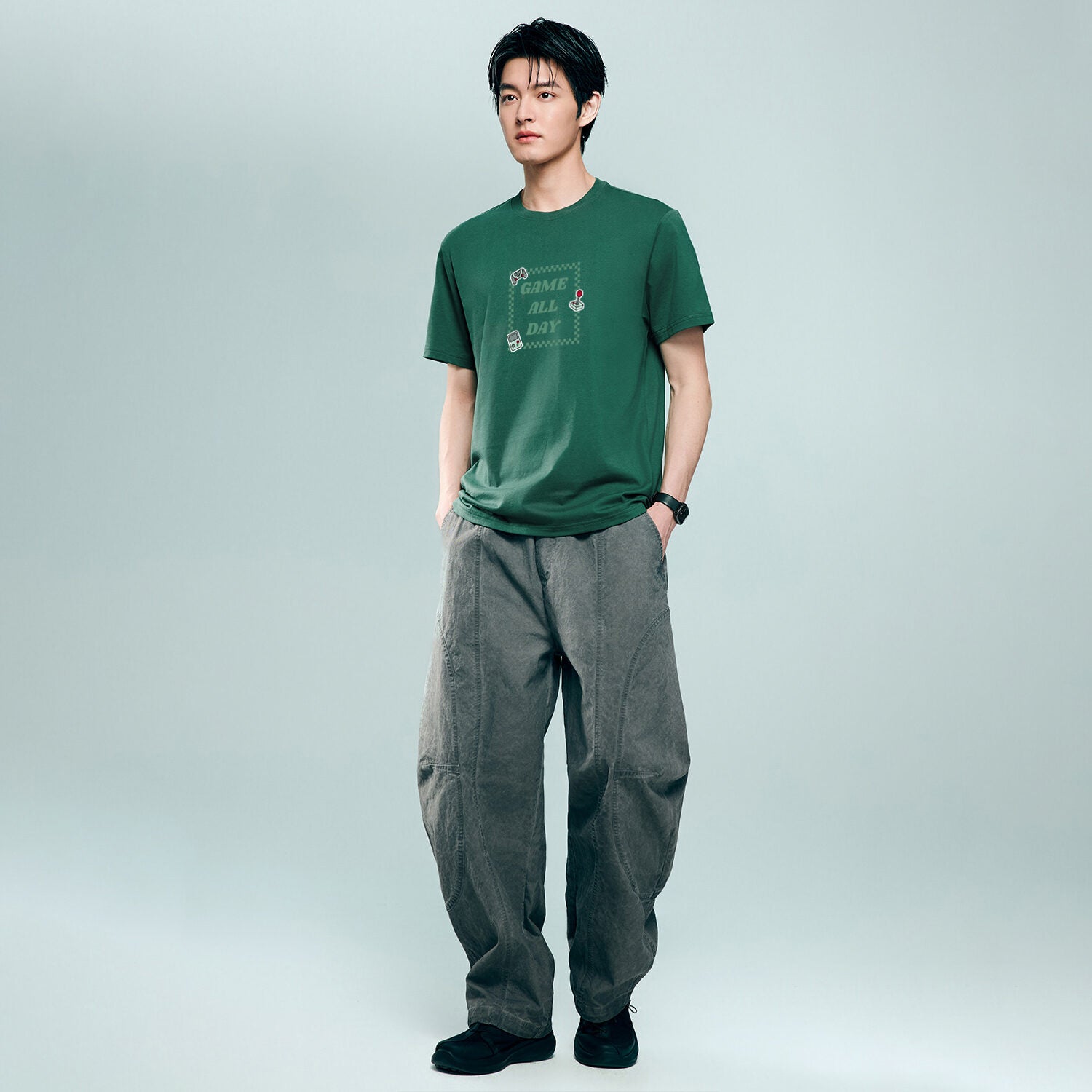 Men's Cotton Game Theme Print Tee | Online Exclusive