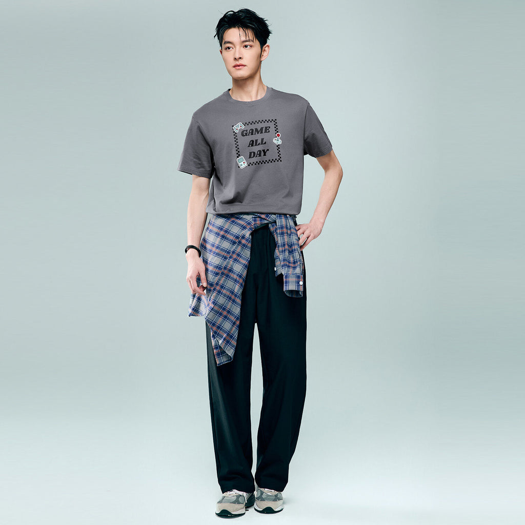 Men's Cotton Game Theme Print Tee | Online Exclusive