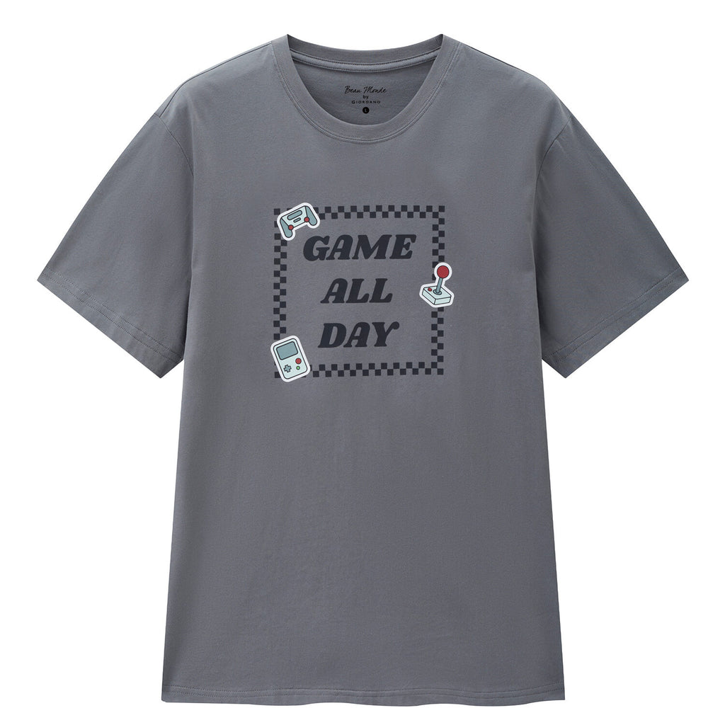 Men's Cotton Game Theme Print Tee | Online Exclusive
