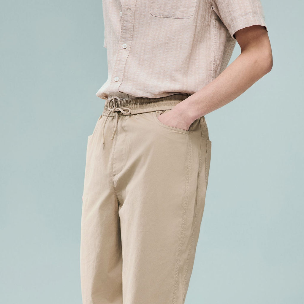 Men Elastic Waist Cotton Pants | Online Exclusive