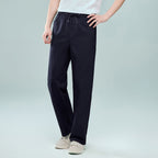 Men Elastic Waist Cotton Pants | Online Exclusive