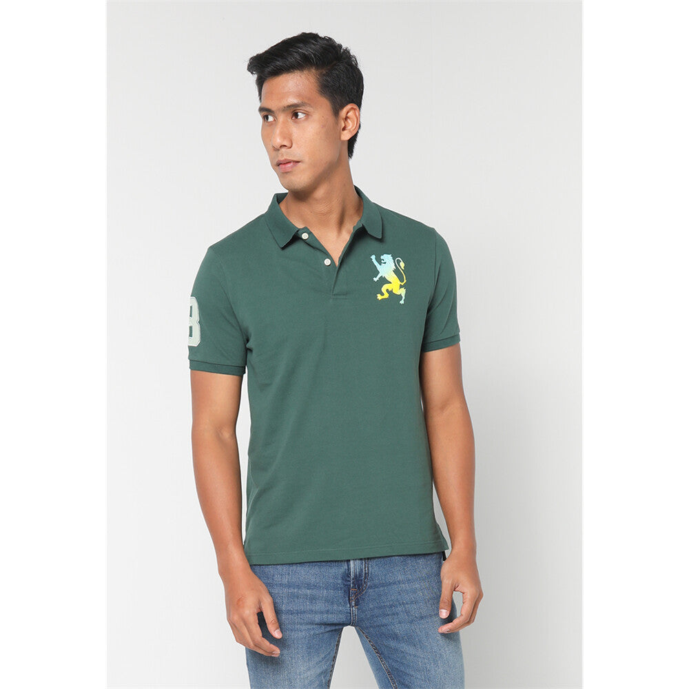 Men's 3D Lion Polo