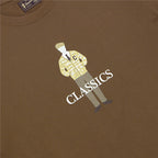 Men's Crew Neck Short Sleeve Relaxed Fit Classic Logo Print Tee