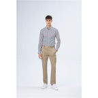 Men's Oxford Pattern Wrinkle Free Shirt