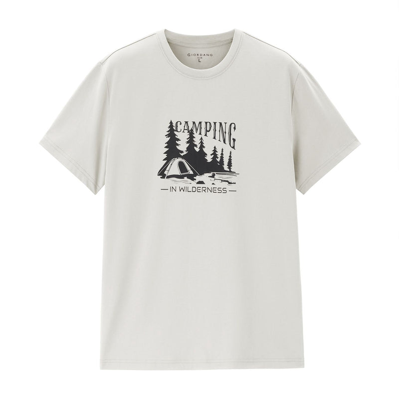 Men's Outdoor Sporty Graphic Regular Tee