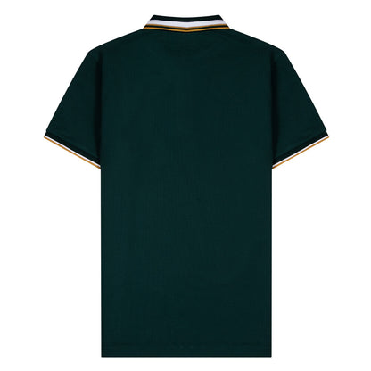 Men's Slim Fit Cotton Polo Shirt With Sailboat Embroidery