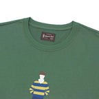Men's Crew Neck Short Sleeve Relaxed Fit Classic Logo Print Tee