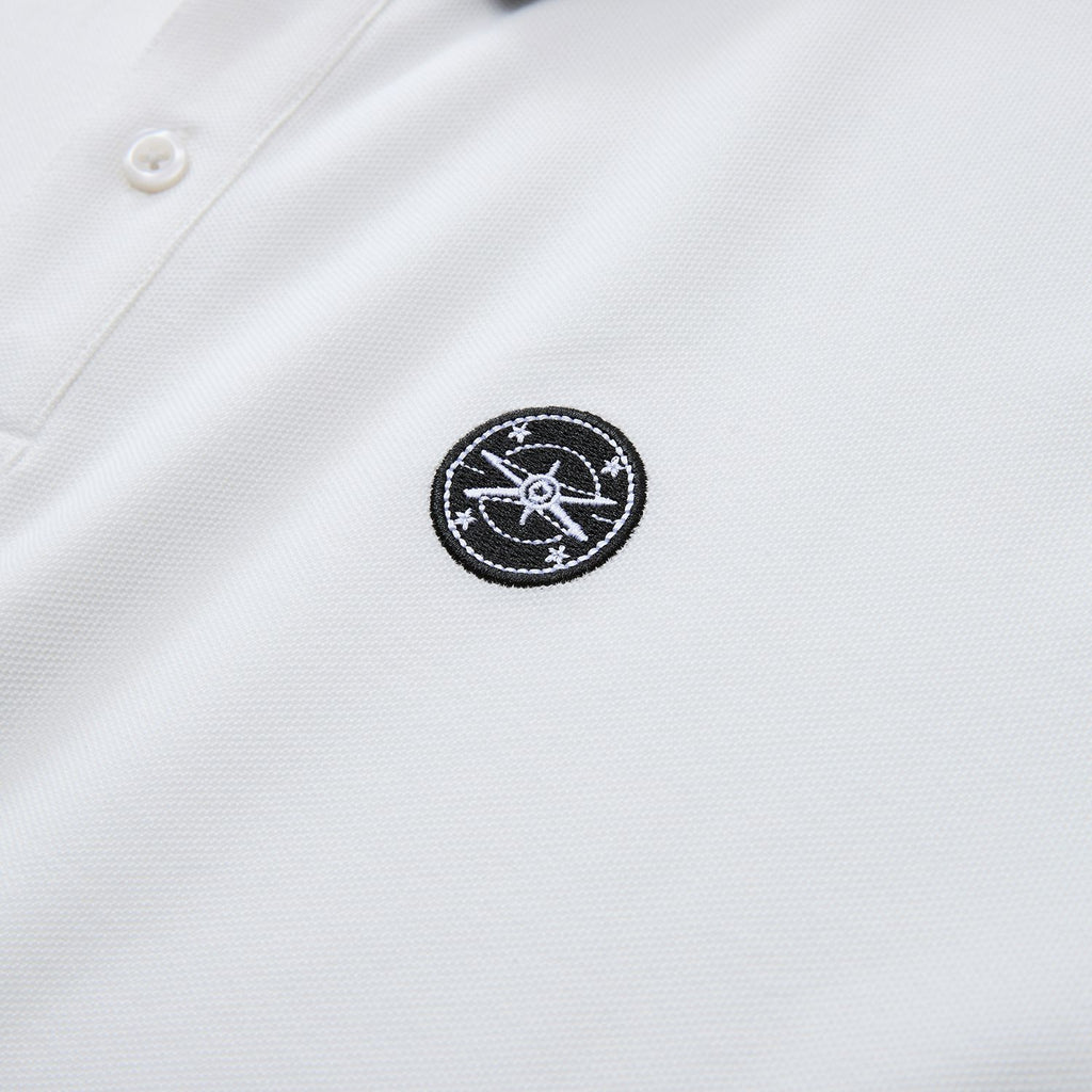 Men's Cotton Blend Pique Embroidered Polo