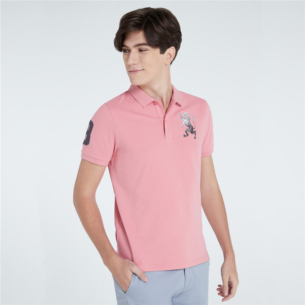Men's 3D Lion Polo