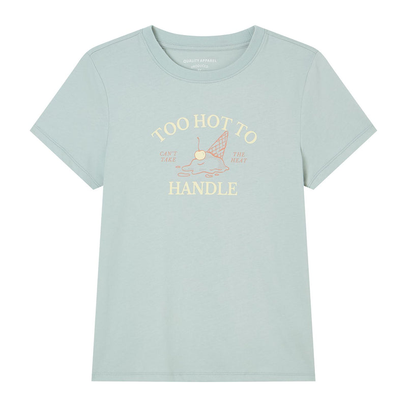 Women’s Cotton Crew Neck Printed Comfort Tee