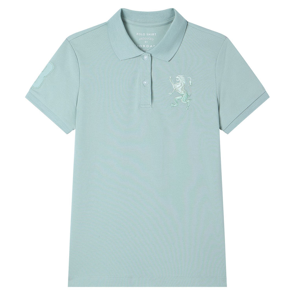 Women’s Slim Fit Embroidered 3D Lion Polo