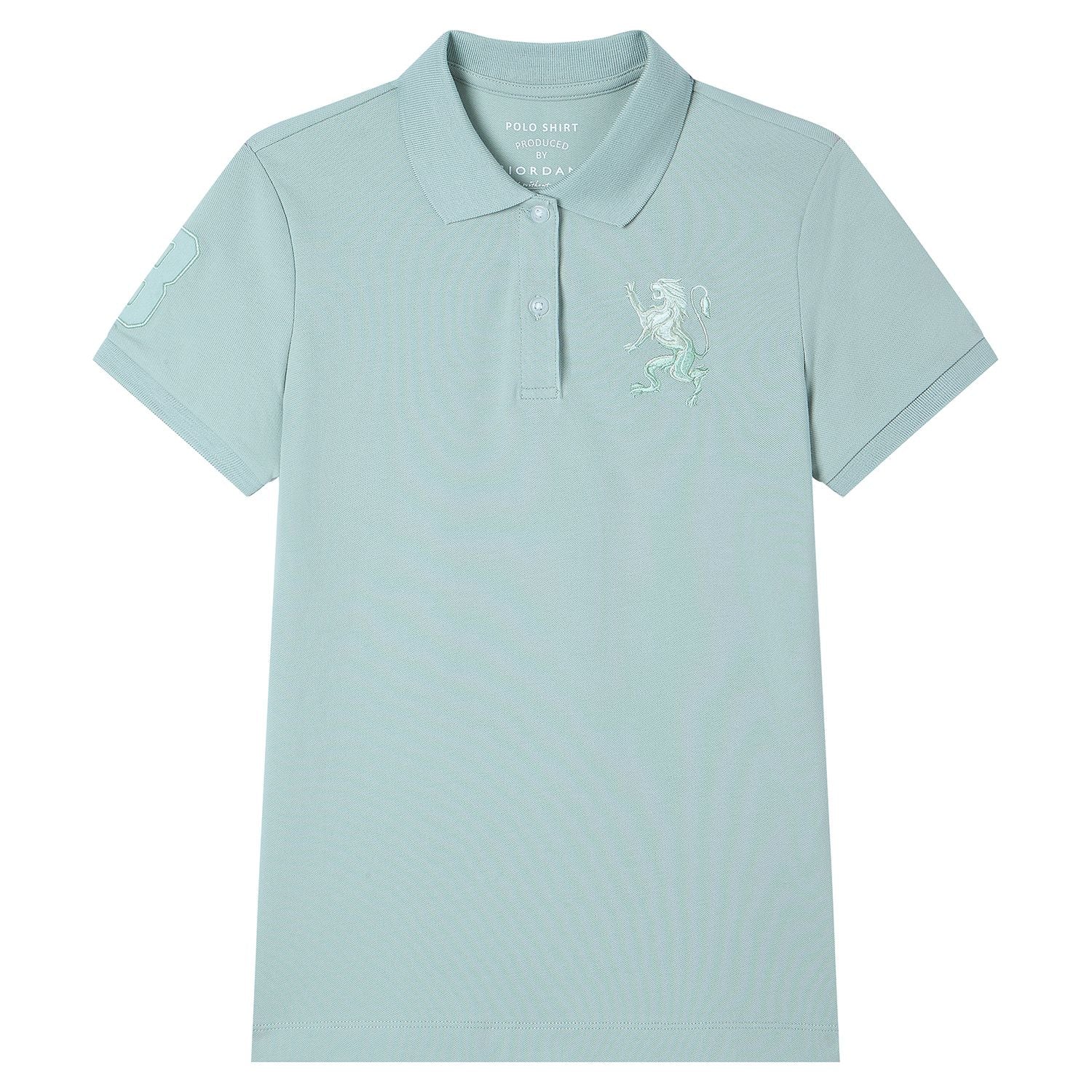 Women’s Slim Fit Embroidered 3D Lion Polo