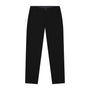 Giordano Women's Cotton Elastane Twill Mid Rise Elastic Waist Pants-Black