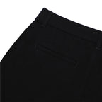 Women's Cotton Elastane Twill Mid Rise Elastic Waist Pants