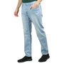 TEST Men's Skinny Fit Tapered Jeans