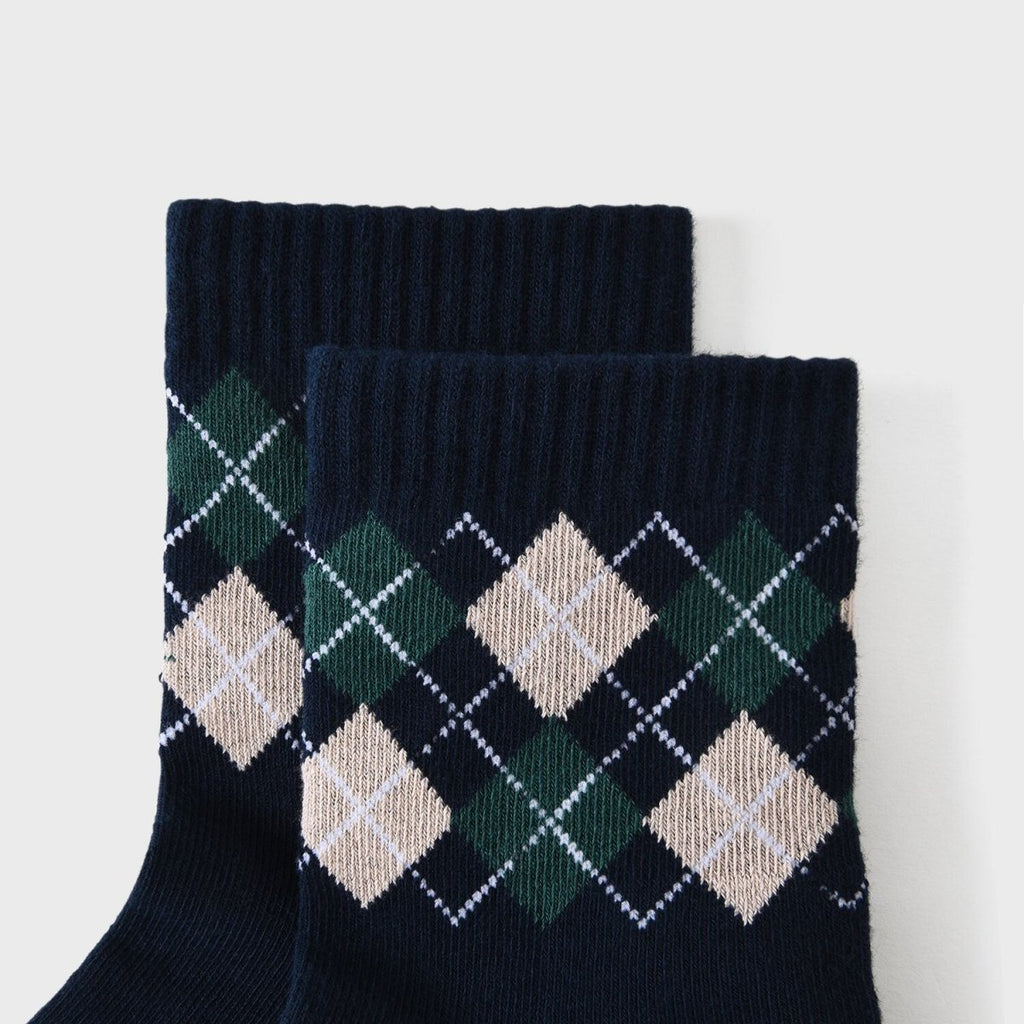 Giordano 2-Pack Cotton-Blend Mid-Length Socks – Essentials Collection - Premium Socks