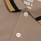 Men's Slim Fit Cotton Polo Shirt With Sailboat Embroidery