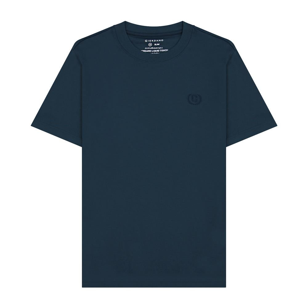 Giordano Men's Liquid Touch Slim Fit Crewneck Tee-Green