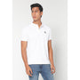 Men's Solid Small Napoleon Polo