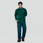 Men’s Cotton Slim Oxford Shirt with Embroidery