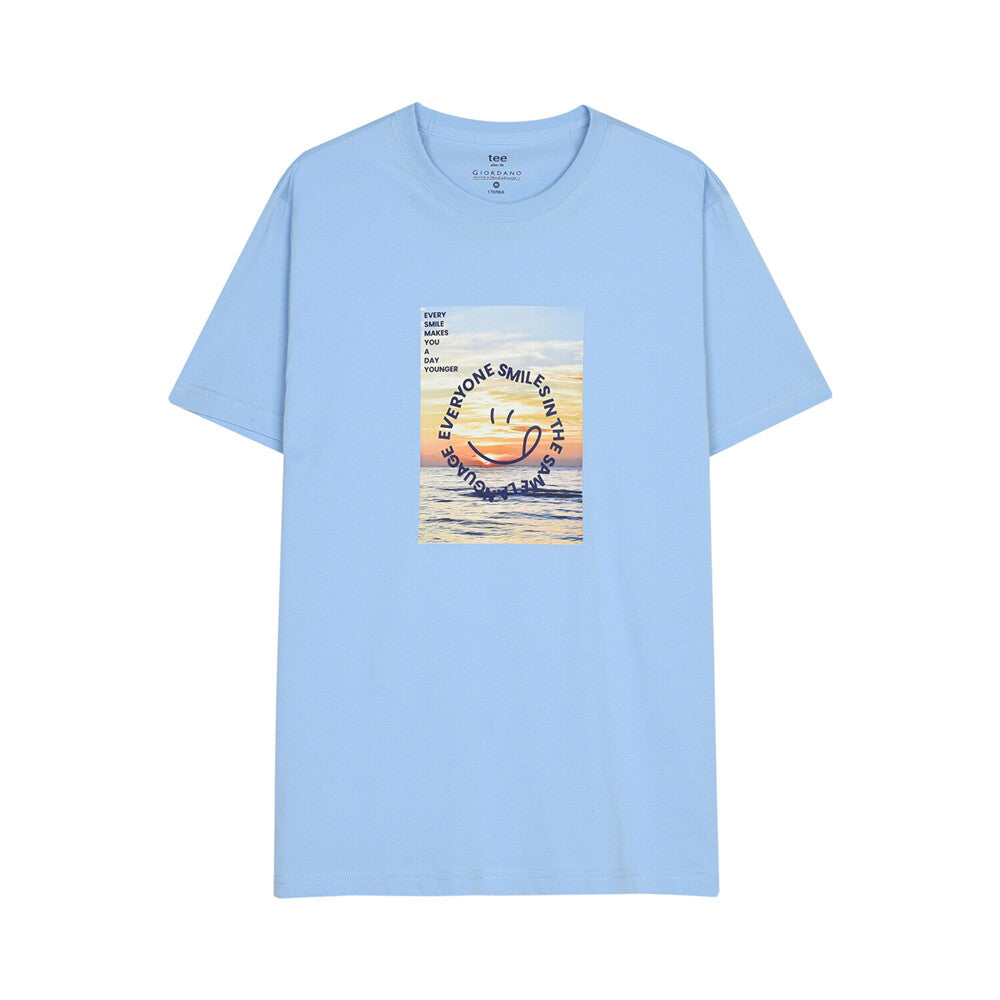 Men's Letter Print Tee