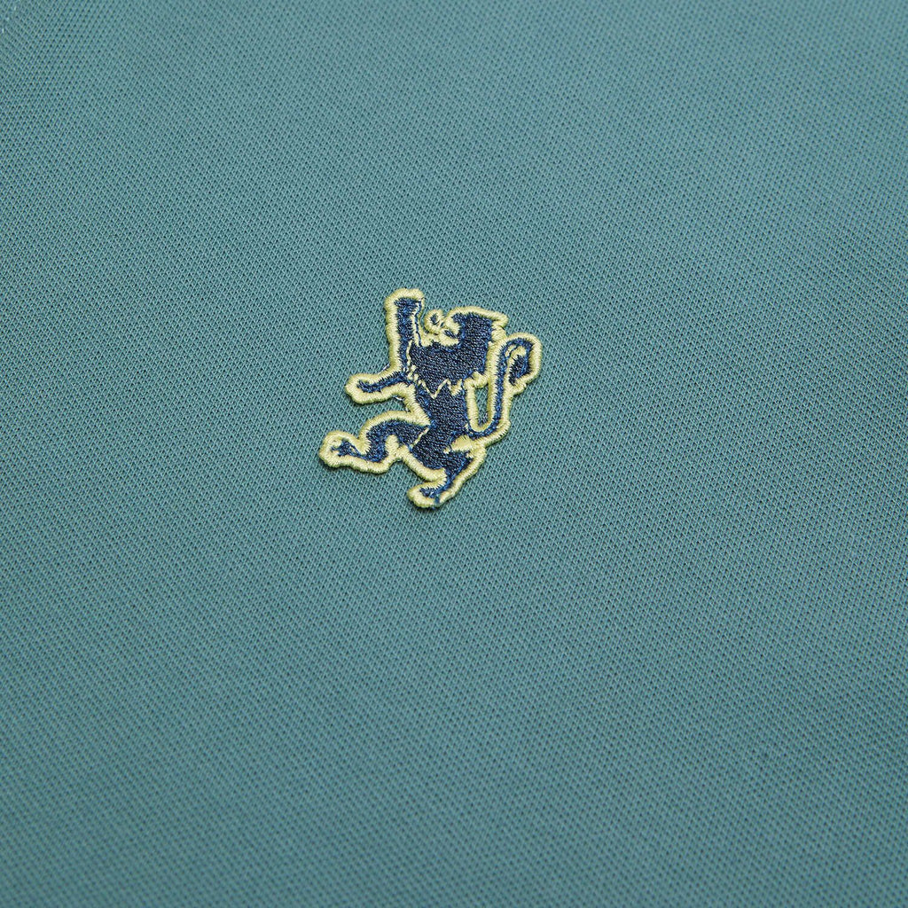 Men's Pique Embroidered Slim Polo