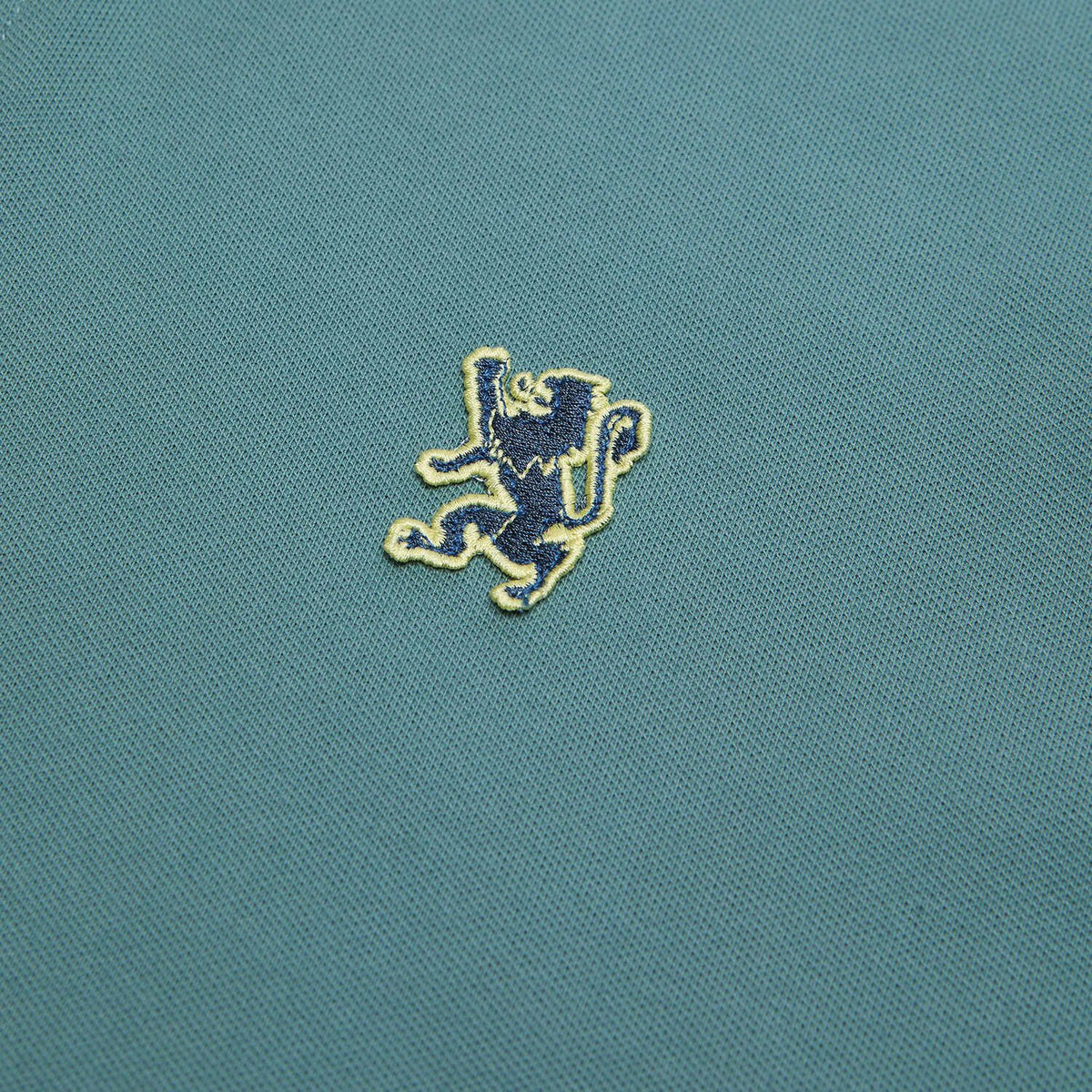 Men's Pique Embroidered Slim Polo